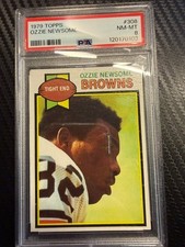 1979 Topps #308 Ozzie Newsome Rookie PSA 8 NM-MT Cleveland Browns