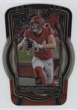 2022 Panini Select Club Level Black & Red Prizm Die-Cut Teagan Quitoriano 17br