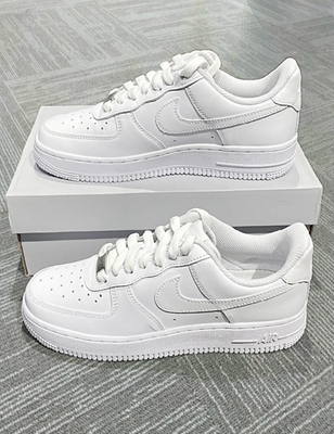 #ad Nike Air Force 1 quot;Triple Whitequot; Low Top Classic Sneakers US Size $69.99