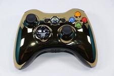 GENUINE OEM XBOX 360 SPECIAL EDITION GOLD CHROME SERIES CONTROLLER PLAY TESTED