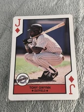 1990 US Playing Cards All-Star Tony Gwynn San Diego Padres #JD
