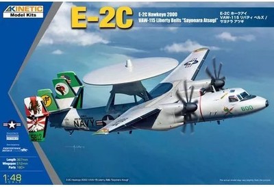 Plastic model 148 E-2C Hawkeye 2000 VAW-115 Liberty Bells Goodbye Atsugi