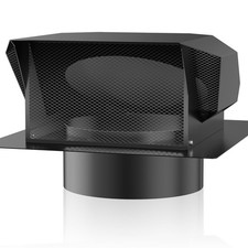  Upgrade Airflow Hon Guan Removable Roof Vent Cap, 4 Inch Roof Dryer Vent fo...