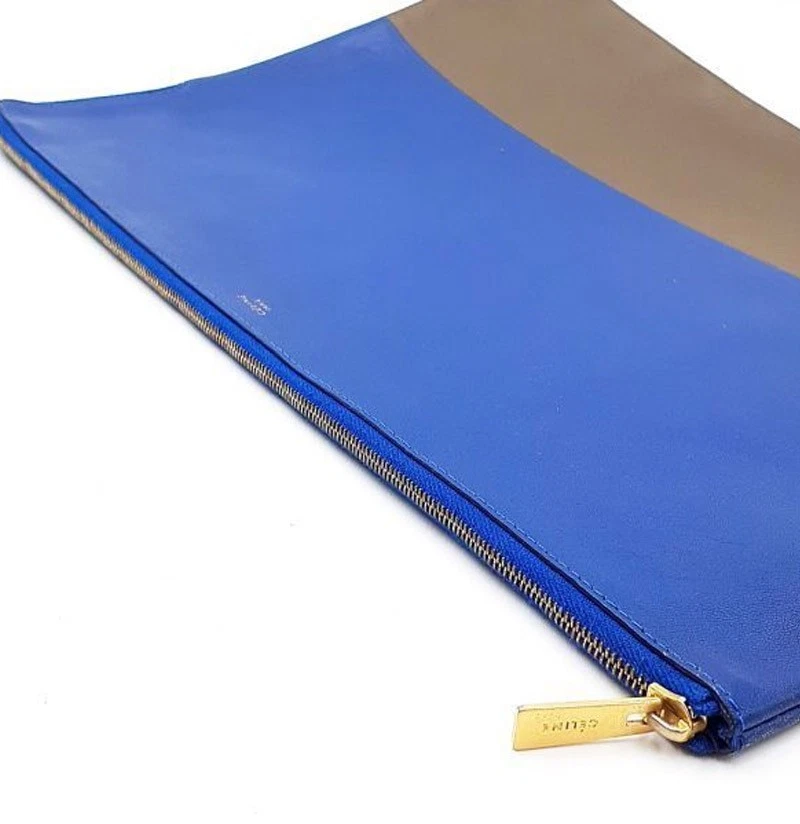 Bolso sin asas Celine Paris piel de cordero bloque de color extra grande de cuero Foto 4 de 4