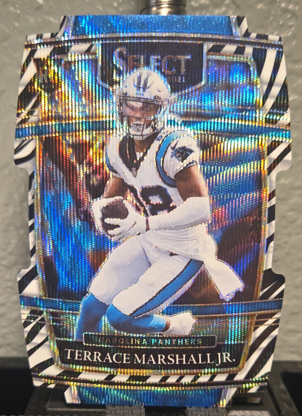 Terrace Marshall Jr. Panini Select #62 Zebra Die Cut
