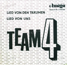 Team 4 - Lied Von Den Träumen / Lied Von Uns 7" AMIGA (VG/VG) .*