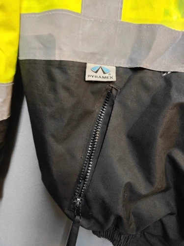 Pyramex Xtreme Visibility Class 3 Hi-Vis Jacket with Quilted Liner Size M image 4
