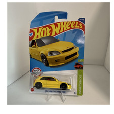 Hot Wheels HW Hatchbacks 1999 Honda Civic Type R (EK9) 1:64 Yellow Diecast
