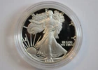 1988-S American Silver Eagle Proof Coin With Original Case 1 Oz .999 Fine