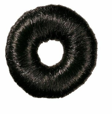 Comair Knotenrolle schwarz Nest 9 cm, 18 g Haarunterlage