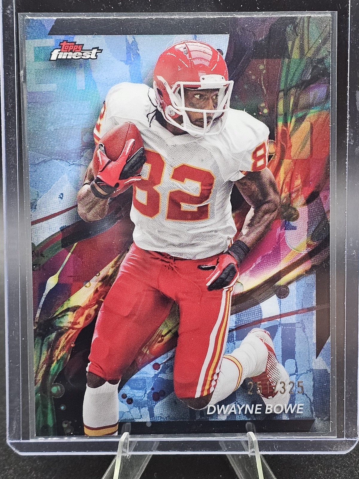 2024 Finest #39 Dwayne Bowe Sky Blue Refractor #/325
