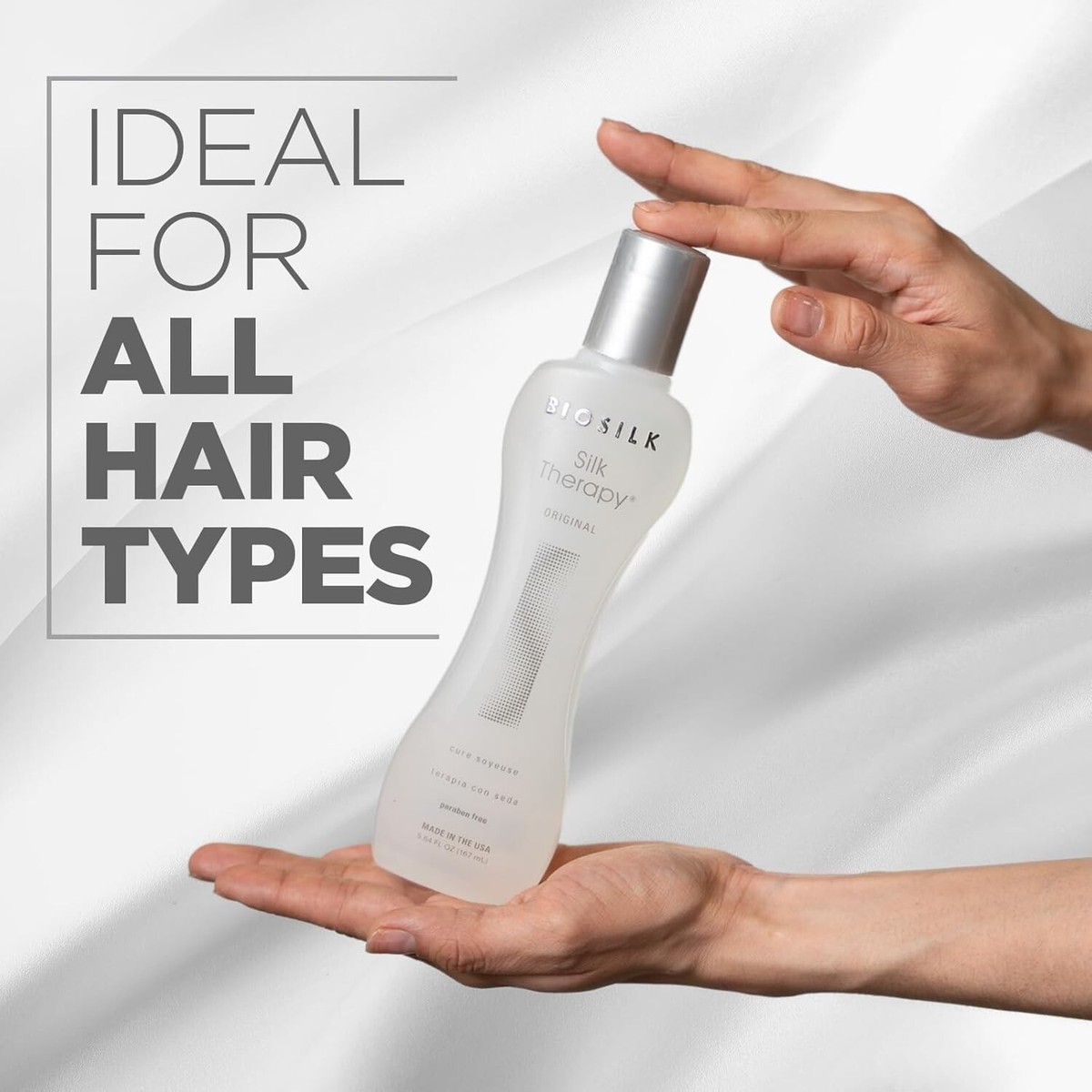 BioSilk Silk Therapy Original, Split Ends, Paraben, & Cruelty-Free