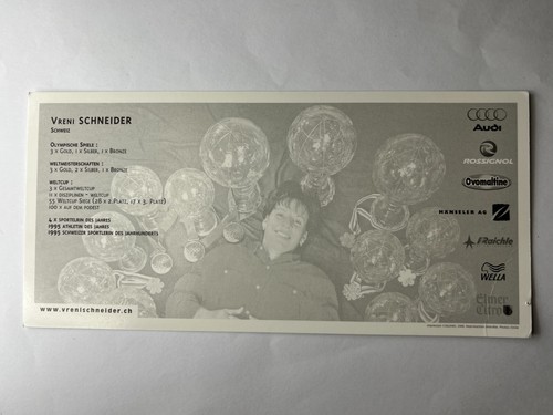 Autogramm VRENI SCHNEIDER-Aki Alpine SCHWEIZ-SC Ulm-3x OLYMPISCHES GOLD-signiert - Bild 3 von 3