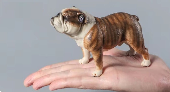 Bulldog Dog Animal Toy PVC Action Figure Kids Toys Party Doll
