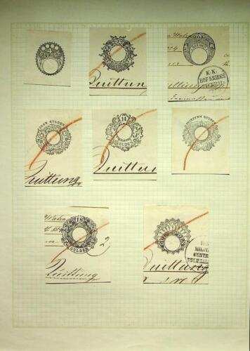 AUSTRIA: Revenues/Cut-out Examples - Ex-Old Time Collection - Album Page (72641) - Foto 1 di 1