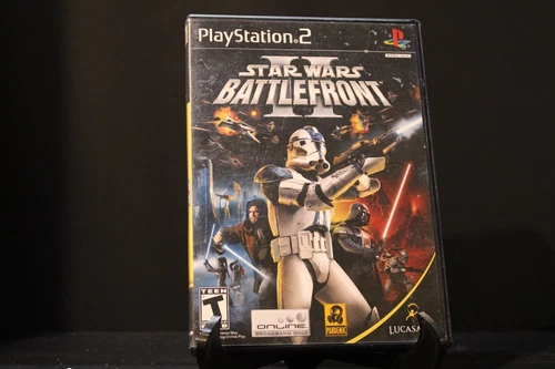 Star Wars Battlefront II (PS2, 2005) – Tested & Working – CIB – Good Condition