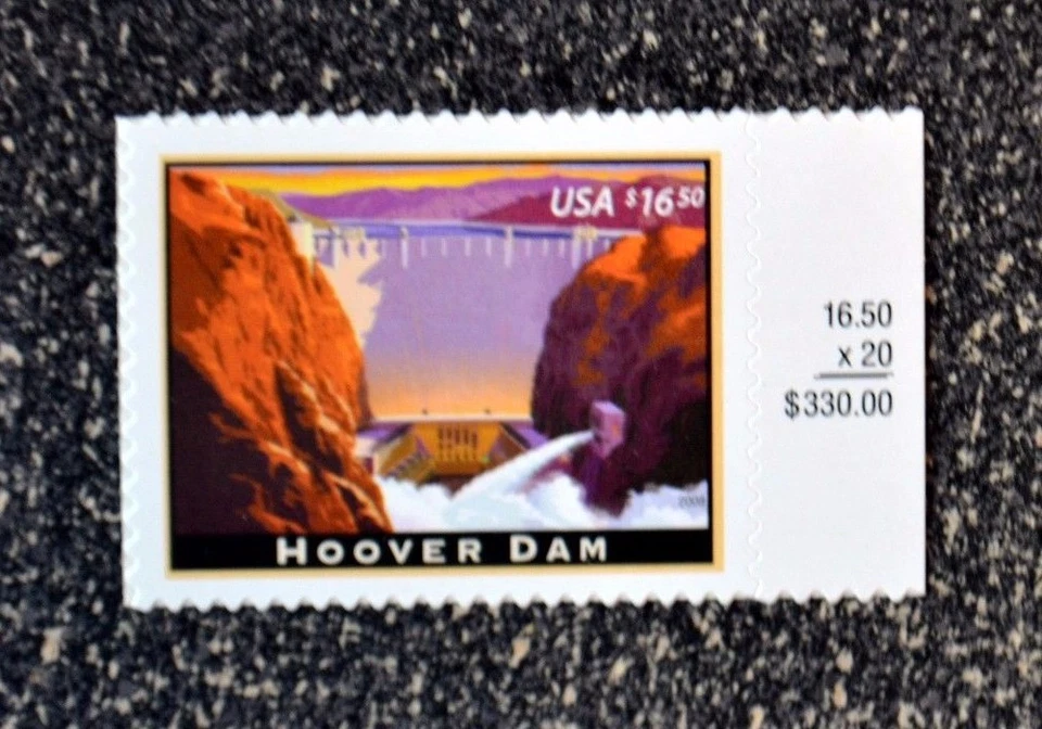 2008USA #4269 $16.50  Hoover Dam Selvage Single - Mint NH   Express Mail  - Image 3 of 3