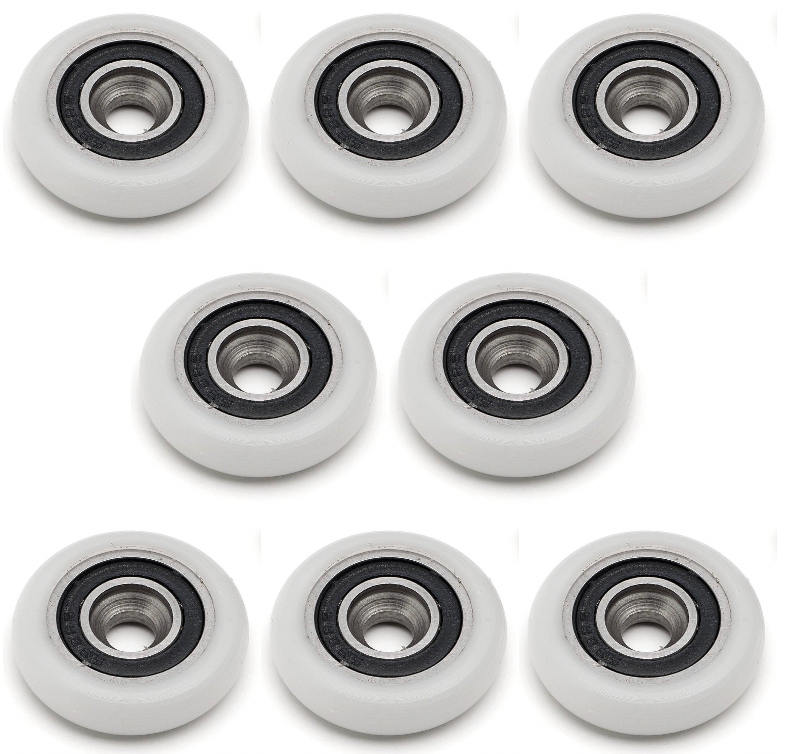 Pack of 8 x Shower Door Roller/ Rollers/Runners/Spares/Wheels 25mm diameter L008