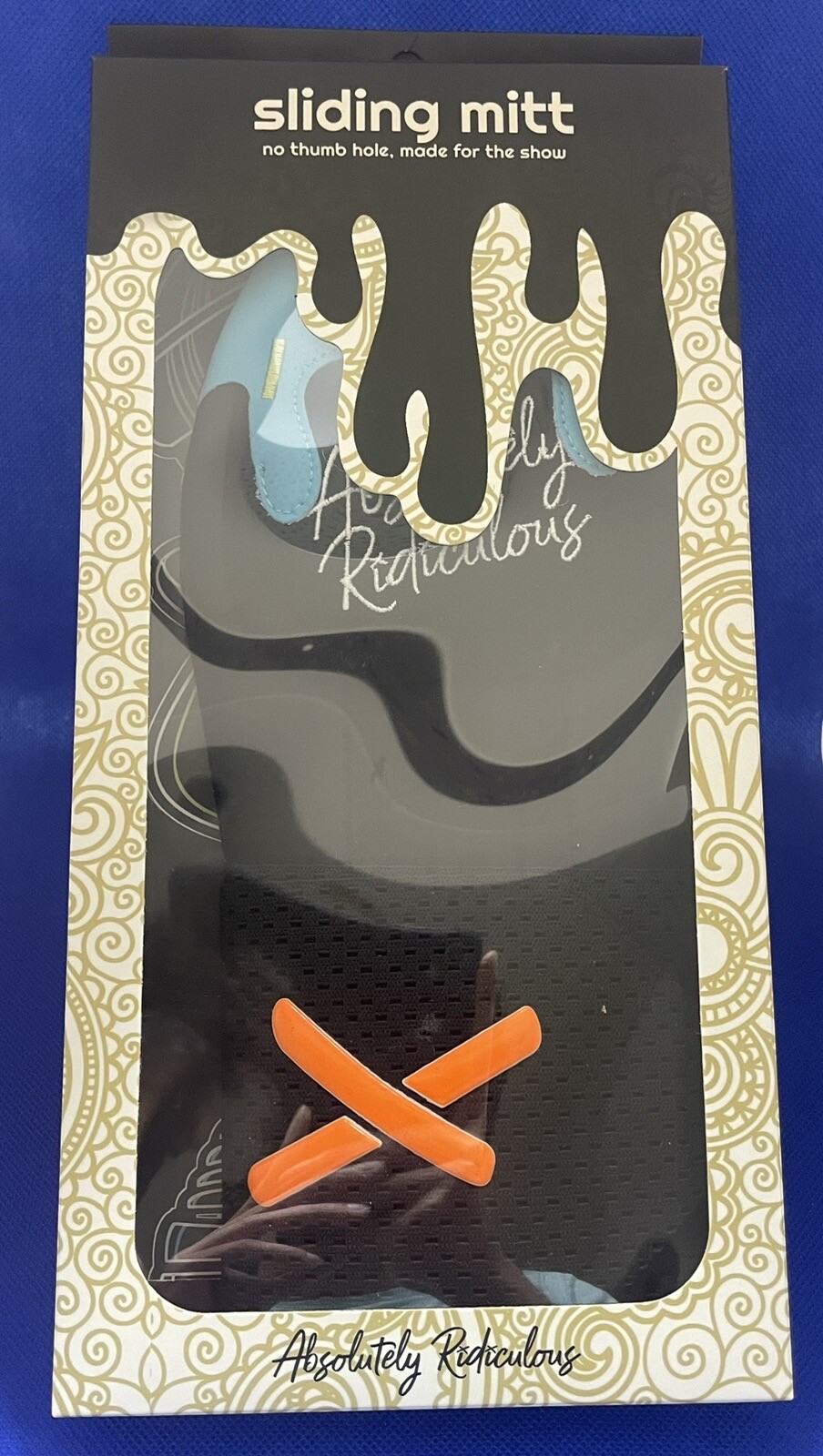 Absolutely Ridiculous Black Pushin’ P Ice Cream Adult Sliding Mitt New