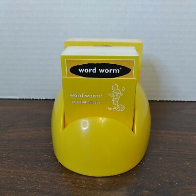 Cranium Turbo Edition Yellow Word Worm Cards and Holder Replacement