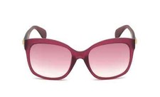 Adidas OR0012 67U Matte Purple Cat Eye Plastic Mirror Sunglasses Frame 54-19-135