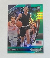 2020 Panini Prizm Draft Picks RJ Hampton Green Prizm RC #13 USA