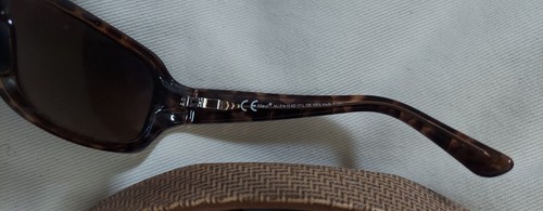 Occhiali da sole Maui Jim MJ214-10 Pearl City rettangolari marrone 63-17-125 Made in Italy - Foto 7 di 9
