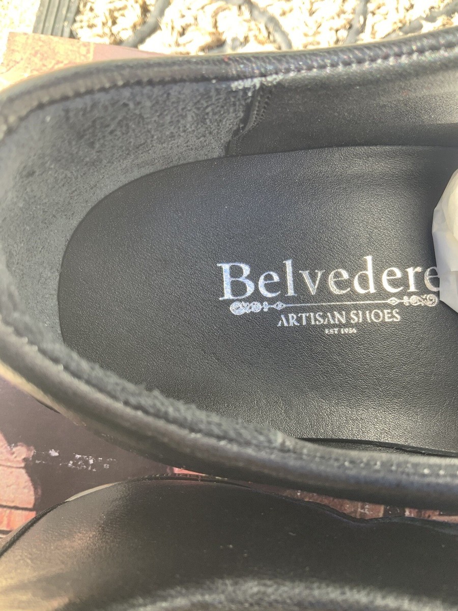Belvedere Bene Black Geniune Ostrich & Soft Calf Sneaker  display picture 3