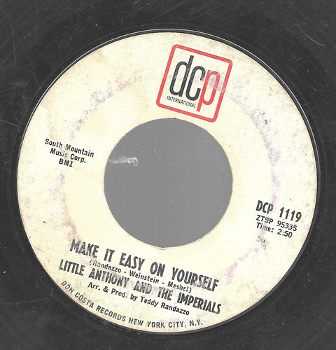 Little Anthony Imperials Goin Out Of My Head Make It Easy 45 DCP Don Costa - Imagen 12 de 12