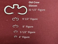 Old Crow Plastic Figure Statue Eyeglasses - Reproduction Glasses 