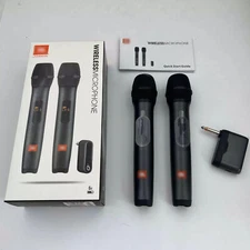 JBL JBLWIRELESSMICAM 2 Wireless Dynamic Microphones With Dual-Channel Receiver