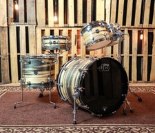 DW Exotic Performance Black Poplar Drum Set - 22,10,12,16,6.5x14 - SO 1157507