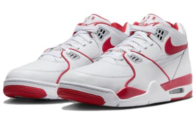 Nike Air Flight シューズ ホワイト/レッド Level SS/New - Nike Air Flight 89 White Red HM3467-100 Men's Sizes