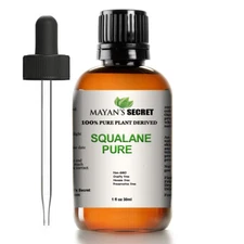 Mayan's Secret - Pure Squalane Oil for Skin and Face Cold Pressed 1 fl oz