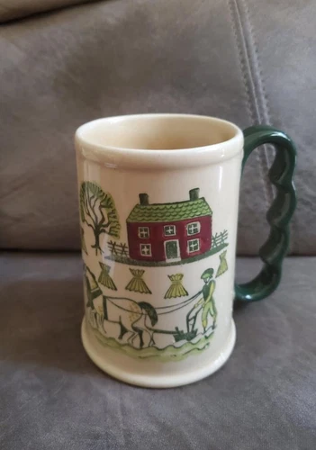 Metlox Mug Poppytrail Provencial Homestead Vintage 1 Pint Ceramic