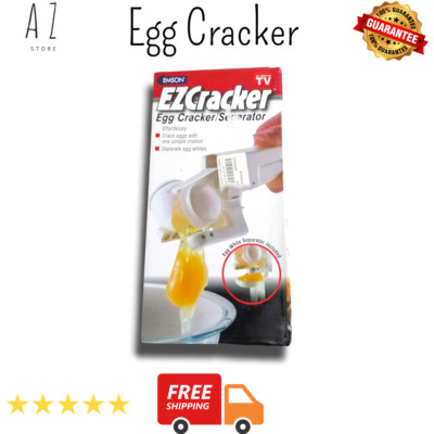 Handheld EZCracker Yolk Separator Kitchen Tool Rompe HUEVOS Egg Cracker كسر بيضة