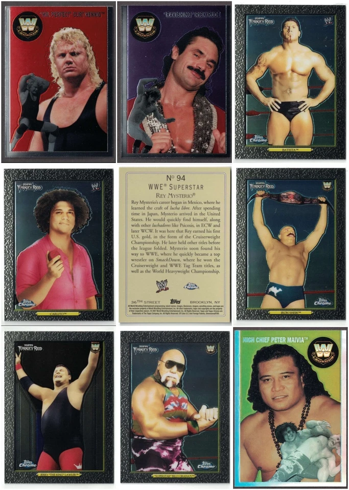 2007 Topps Chrome Heritage II WWE Wrestling -- You Pick to Complete Your Set - Image 3 of 3