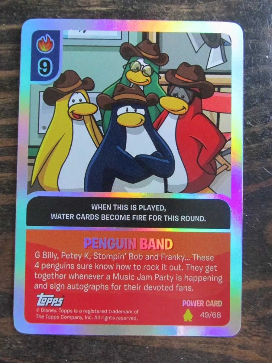 Disney TOPPS Club Penguin Trading Card Power Card Switc