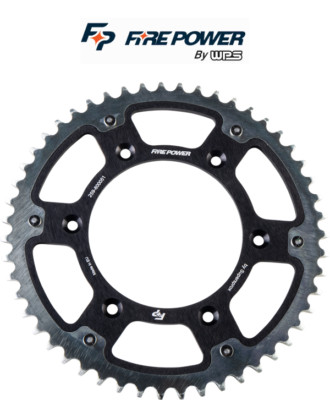 Fire Power by Supersprox Hybrid Silver Black Rear Sprocket 51T BETA RR RR-S