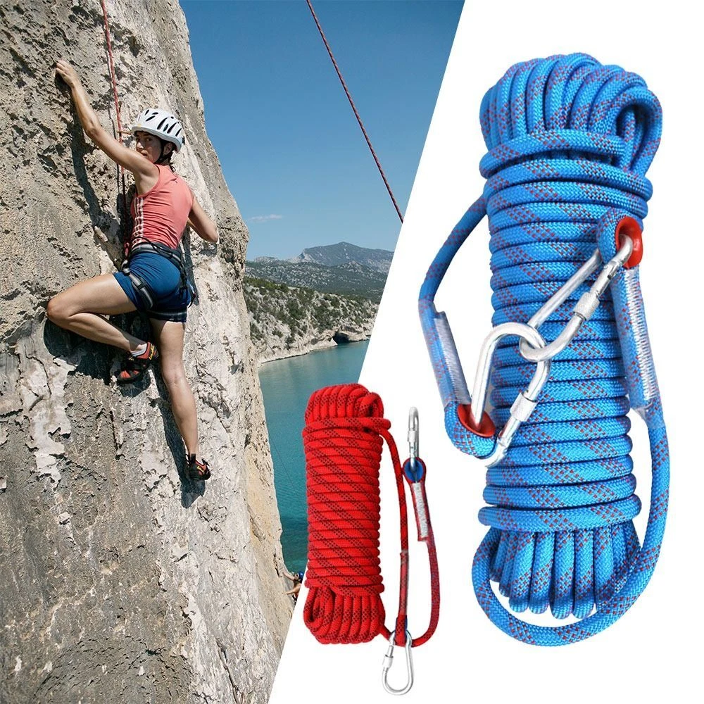 Outdoor Rock Climbing Rope Escape Safety Rope Climbing Equipment Static  Ropes