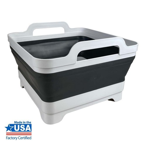 Collapsible Sink 10 Quart Lightweight Portable Basin Travel Camping Kitchen New - Picture 2 of 6