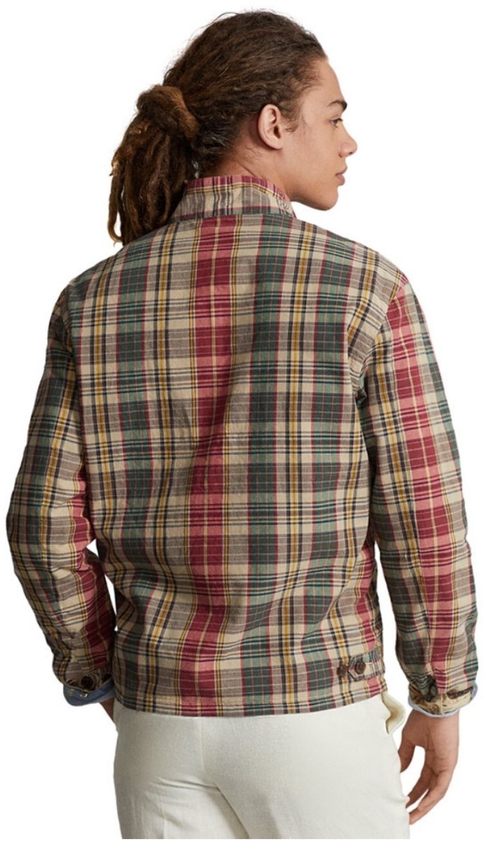 Polo Ralph Lauren Reversible Madras-Twill Harrington Jacket