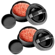 2er Set 3in1 Burgerpresse Hamburgerpresse Hamburgerformer Patty Presse Burger