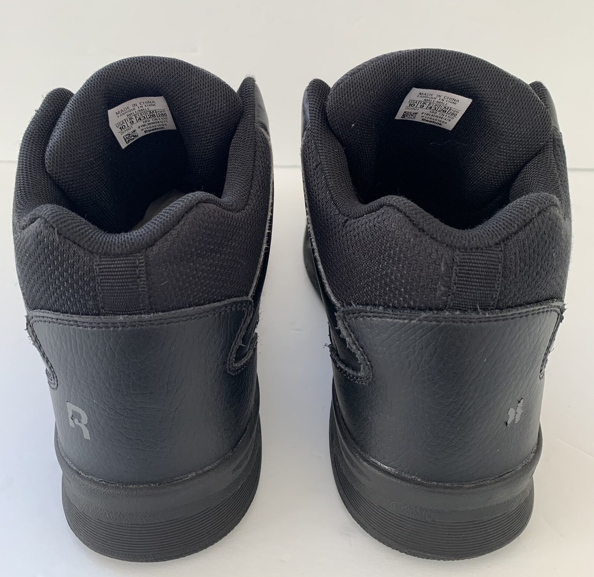 セントラル!! Reebok Basketball Hi-Top Royal Classic Sneaker Black Leather Men's