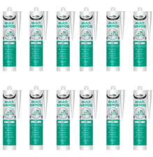 Bond It Multi-Mate GP Multi Purpose Silicone Sealant EU3 White x 12