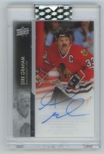 2022-23 Upper Deck Clear Cut Base Set auto Dirk Graham Rookie Auto Chicago