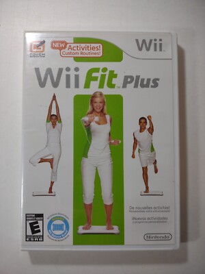 Wii Fit Plus (Nintendo Wii, 2009) With Case & Insert