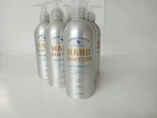 Pack of 6 NEW 10 oz Hand in Hand, Hand Santizer W/ Aloe & Dye Free Gel Vegan