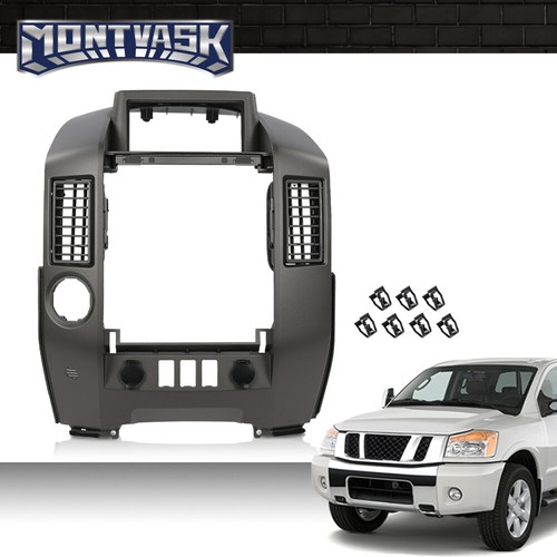68257-7S500 Fit For 2004-2006 Nissan Titan Armada Center Dash / Radio AC Bezel - Picture 9 of 9