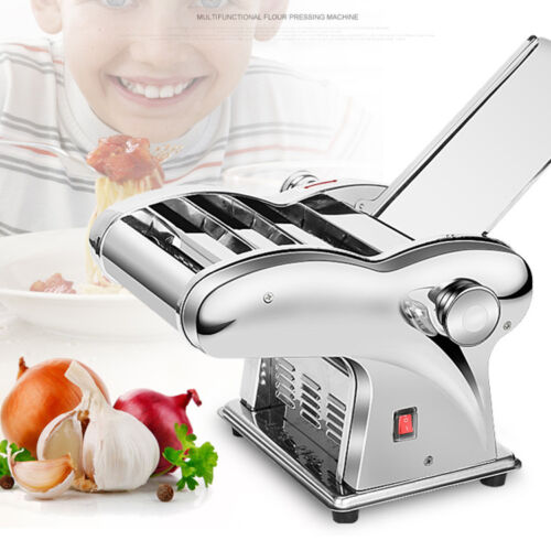 220V Stainless Steel Pasta Maker Roller Machine Noodle Machine 4 Knives Type - Photo 1/10